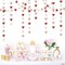 39ft Rose Gold, Pink & White Heart Garland – 3D Valentine’s Day Hanging Paper Streamers Banner for Galentine’s, Wedding, Engagement, Bachelorette, Bridal & Baby Shower Decor